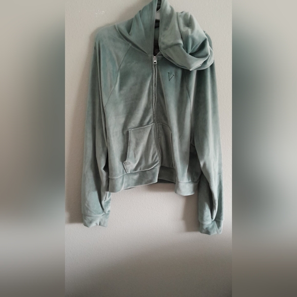 Victoria's Secret Green Hoodie - Picture 3 of 5
